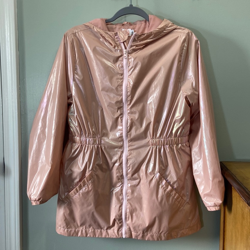 ❤️ Wonder Nation Girls Rain Jacket Size XXL/18 #240 - Picture 1 of 12